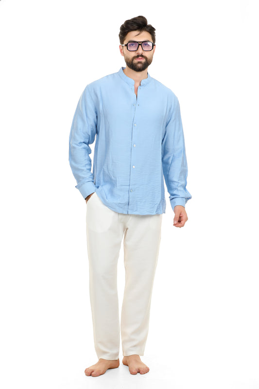 Set Kattan (Sky Blue + White)