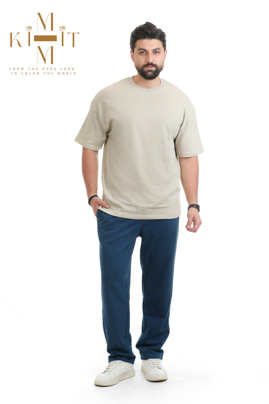 Set Plain (Off White Cream + Navy)