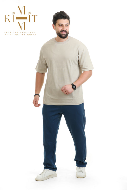 Set Plain (Off White Cream + Navy)