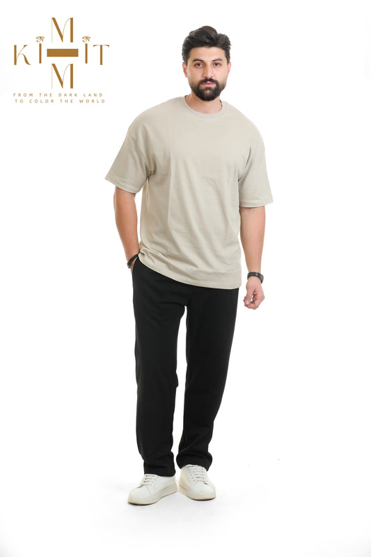 Set Plain (Off White Cream + Black)