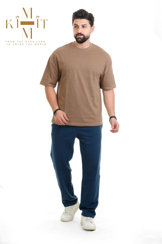 Set Plain (Pale Taupe + Navy)