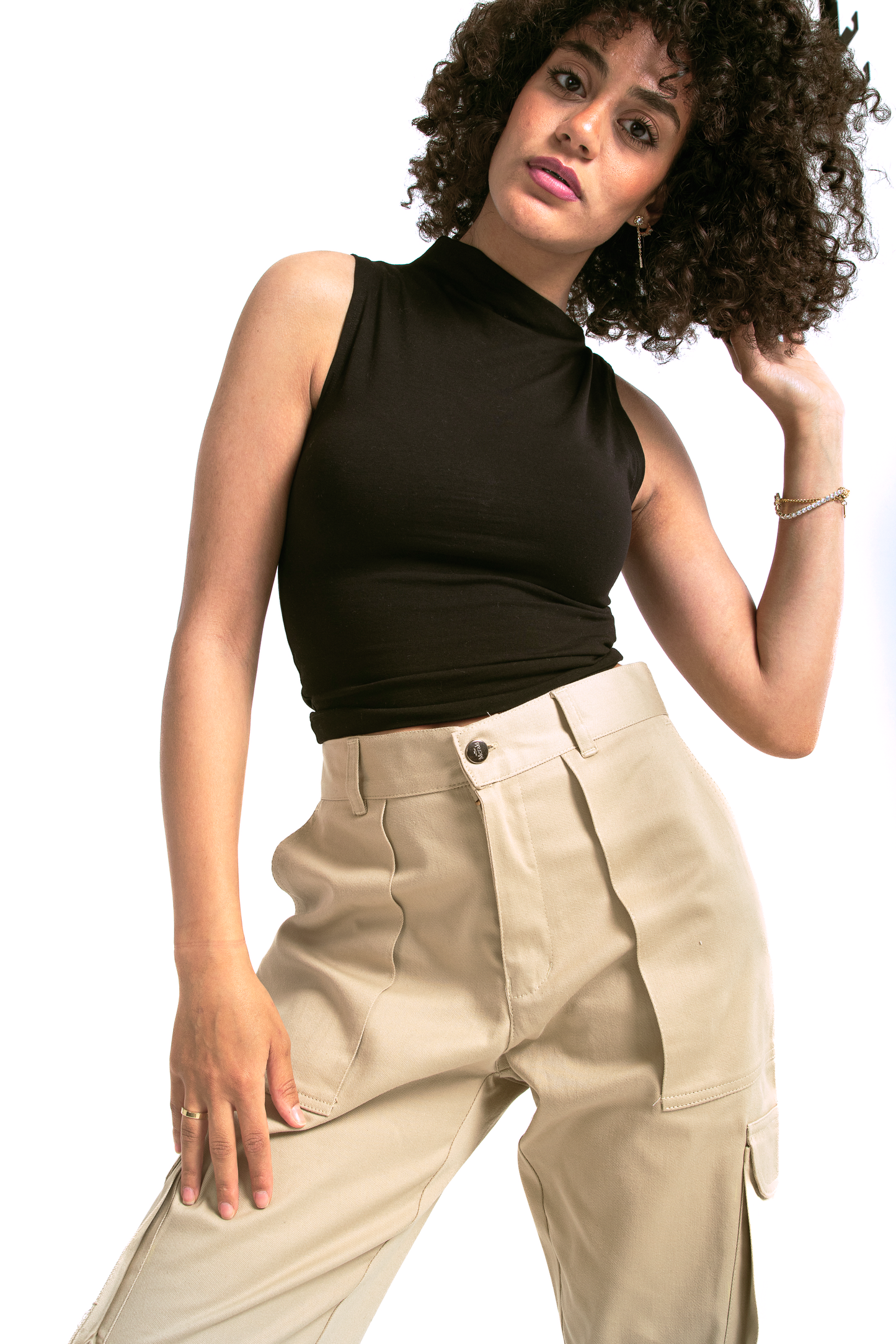 Cargo Pants (Beige)