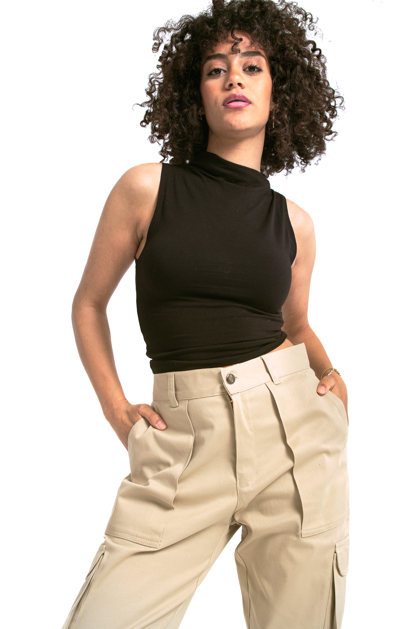 Cargo Pants (Beige)