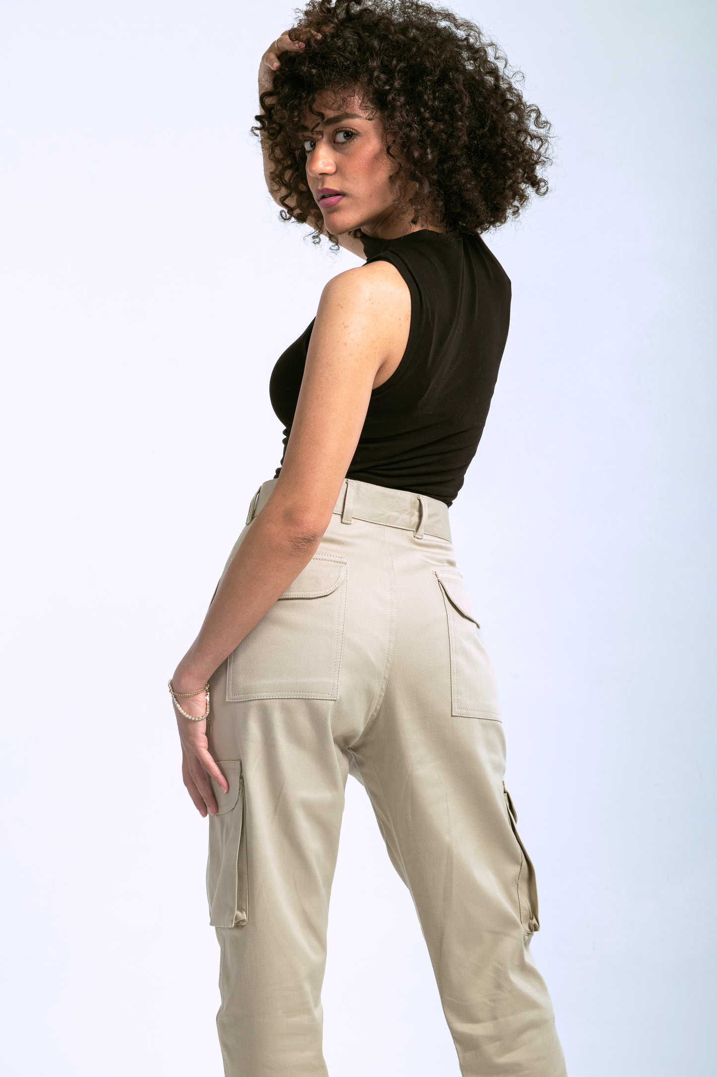 Cargo Pants (Beige)