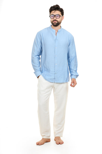 Set Kattan (Sky Blue + White)