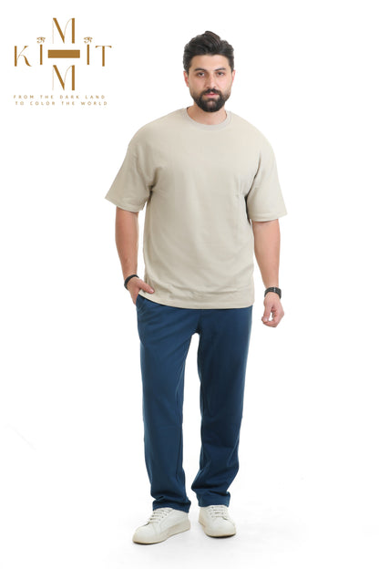 Set Plain (Off White Cream + Navy)