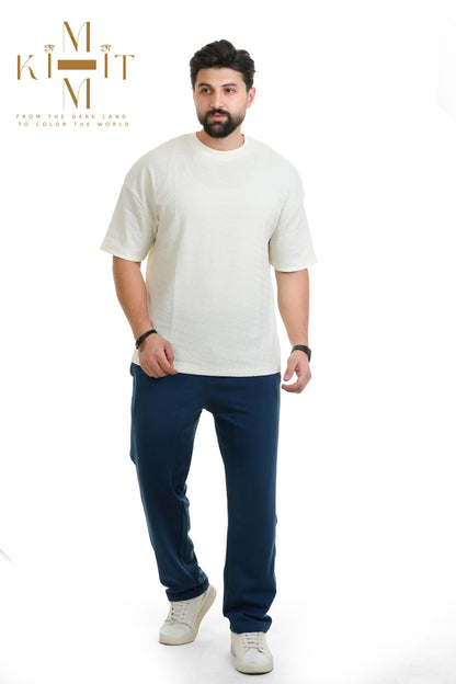 Set Ribbed (Off white + Navy)