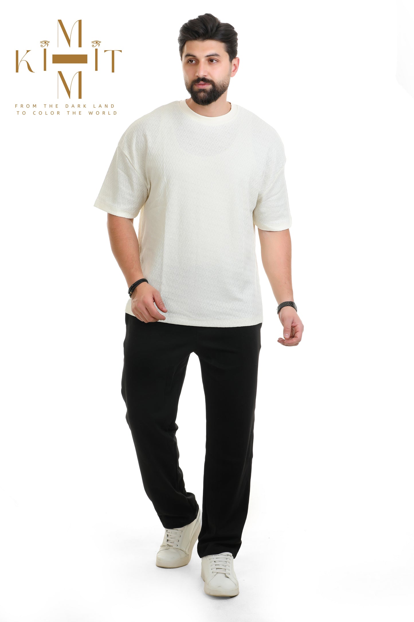 Set Ribbed (Off white + Black)