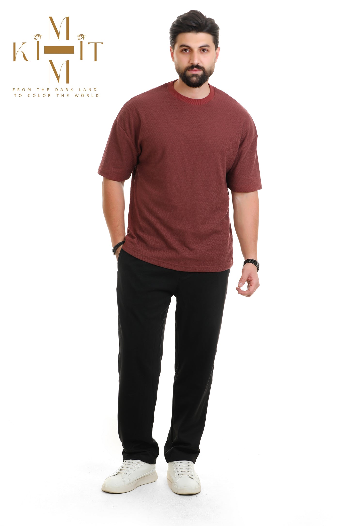 Set Ribbed (Burgundy + Black)