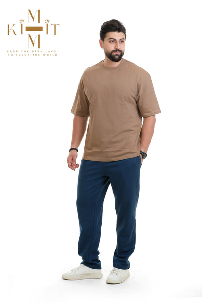 Set Plain (Pale Taupe + Navy)