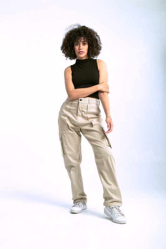 Cargo Pants (Beige)